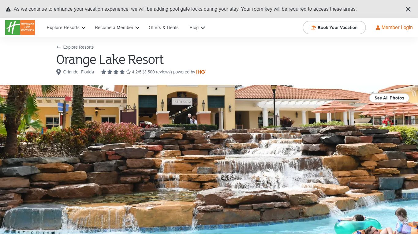 Orange Lake, Orlando Resort | HolidayInnClub.com